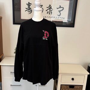 Disney Black Sweatshirt with Red Accents